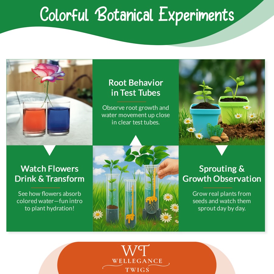 Colorful plant experiments